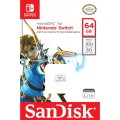KARTA SANDISK NINTENDO SWITCH microSDXC 64 GB 100/60 MB/s V30 UHS-I U3