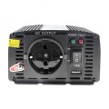 Samochodowa Przetwornica Napięcia Green Cell 12V do 230V 300W/600W