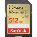 KARTA SANDISK EXTREME SDXC 512 GB 180/130 MB/s C10 V30 UHS-I U
