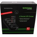 PATONA Premium 4-kanałowa ładowarka do Sony NP-FM50