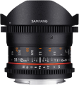 Samyang 12MM T3.1 VDSLR ED AS NCS FISH-EYE Fuji X