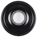 Quadralite Wave Beauty Dish srebrny 55