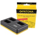 potrójna ładowarka USB do Sony NP-FW50