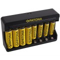 PATONA 8-kanałowa ładowarka do baterii AA / AAA