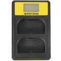 ładowarka Smart DUAL LCD USB LP-E6