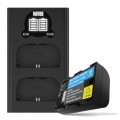 ładowarka dwukanałowa Newell DL-USB-C i dwa akumulatory