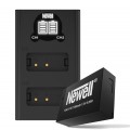 ładowarka dwukanałowa Newell DL-USB-C i dwa akumulatory