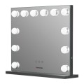 Lustro do makijażu Humanas HS-HM02 z oświetleniem LED - czarne