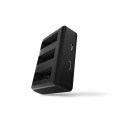 Ładowarka trójkanałowa Newell SDC-USB do akumulatorów AABAT-001 do GoPro