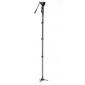 MONOPOD MANFROTTO VIDEO 4 SEKCYJNY Z GŁOWICĄ WIDEO 500PLONG