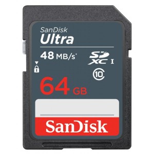 KARTA SANDISK ULTRA SDXC 64GB 48MB/s UHS-I Class 10