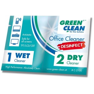 Green Clean Zestaw ściereczki mokra + sucha - 100 kpl.