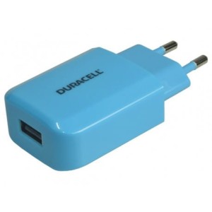 Duracell ładowarka sieciowa 5V 2.1A + kabel USB / micro USB 1m niebieski