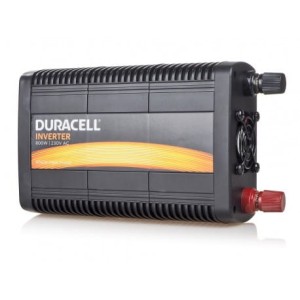 Duracell przetwornica samochodowa 800W 12V 1x AC 230V / 1x USB-A 2.4A