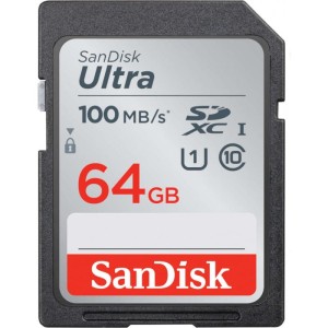 KARTA SANDISK ULTRA SDXC 64GB 100MB/s UHS-I Class 10