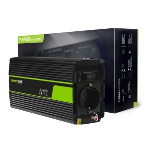 Samochodowa Przetwornica Napięcia Green Cell 12V do 230V 500W/1000W