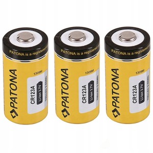 3x Akumulator PATONA STANDARD CR123A 