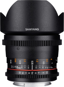 Obiektyw Samyang 10mm T3.1 VDSLR ED AS NCS CS II Fuji X