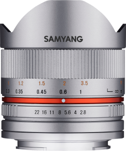Obiektyw Samyang 8mm f/2.8 UMC Fish-Eye II Fuji X (Silver)