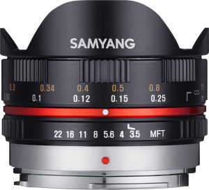 Obiektyw Samyang 7.5mm f/3.5 Fish-Eye MFT (Black)