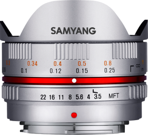 Obiektyw Samyang 7.5mm f/3.5 Fish-Eye MFT (Silver)