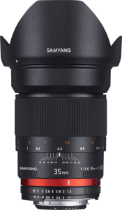 Obiektyw Samyang 35mm f/1.4 AS UMC Canon M