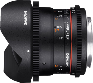Obiektyw Samyang 12MM T3.1 VDSLR ED AS NCS FISH-EYE Canon M