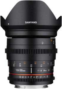 Obiektyw Samyang 20mm T1.9 ED AS UMC Canon M