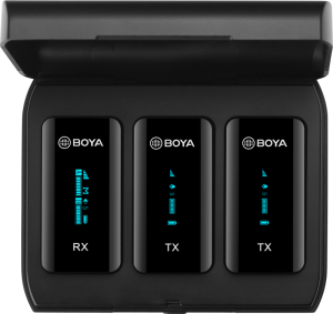 Bezprzewodowy zestaw audio Boya BY-XM6-K2 - 2.4G 