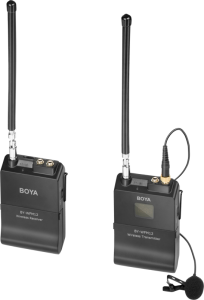 Bezprzewodowy zestaw audio Boya BY-WFM12 / VHF Wireless Microphone System  