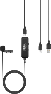 Mikrofon krawatowy Boya BY-DM10UC / Lavalier Microphone / for Type-C and USB devices