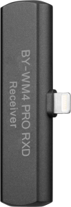 Dwukanałowy cyfrowy odbiornik Boya BY-WM4 PRO RXD / 2.4G Wireless Plug-In Receiver / for iOS devices  