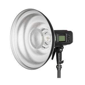 Quadralite Wave Beauty Dish srebrny 42