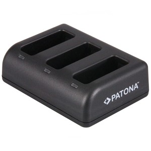PATONA potrójna ładowarka do GoPro Hero 5, 6, 7, 8