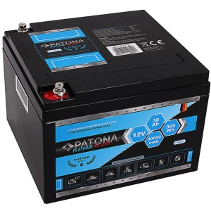 PATONA Platinum akumulator LiFePO4 12V 30Ah 360Wh 30.000mAh