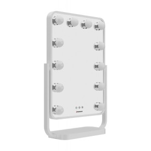 Lustro do makijażu Humanas HS-HM01 z oświetleniem LED - białe
