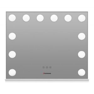 Lustro do makijażu Humanas HS-HM02 z oświetleniem LED - białe