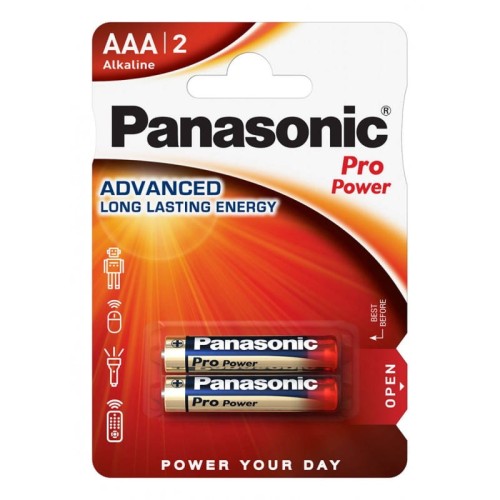 PANASONIC BATERIA ALKALICZNA LR03/AAA PRO POWER - 2 szt blister