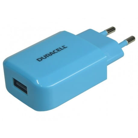 Duracell ładowarka sieciowa 5V 2.1A + kabel USB / micro USB 1m niebieski