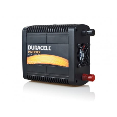 Duracell przetwornica samochodowa 400W 12V 1x AC 230V / 1x USB-A 2.4A
