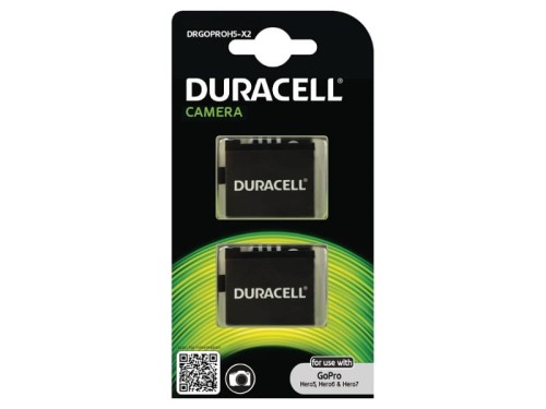 Duracell Akumulator 3.8V 1250mAh zamiennik GoPro Hero 5/6/7 - 2 szt.