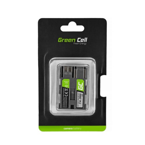 Bateria Green Cell BP-511 Canon EOS 5D/ 10D/ 20D/ 30D/ 50D/ D30/ 300D/ PowerShot G1/ G2/ G3/ G5/ Pro 1 7.4V 1600mAh