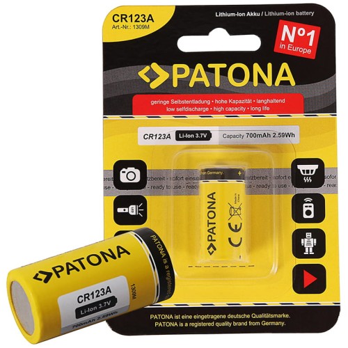 Akumulator PATONA STANDARD CR123A