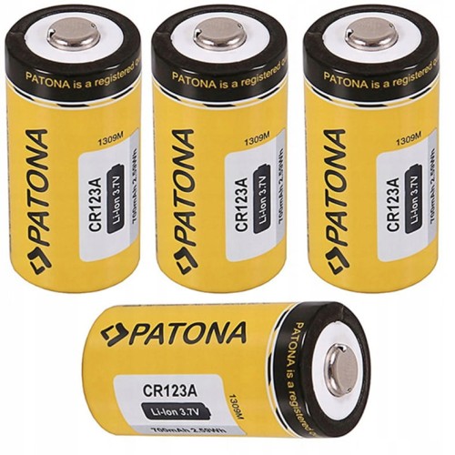 4x Akumulator PATONA STANDARD CR123A 