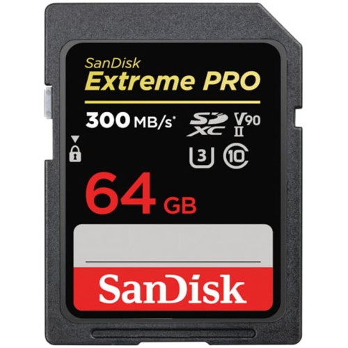 KARTA SANDISK EXTREME PRO SDXC 64GB - 300MB/s V90 UHS-II