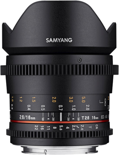 Obiektyw Samyang 16mm T2.6 ED AS UMC Pentax K