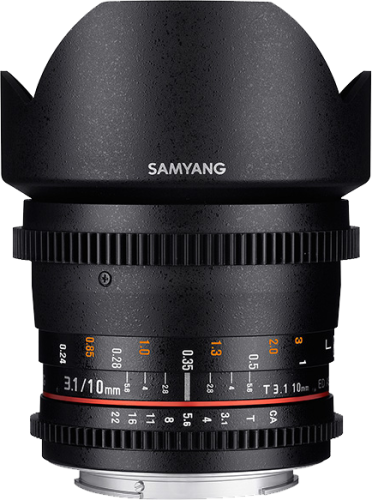 Obiektyw Samyang 10mm T3.1 VDSLR ED AS NCS CS II Sony A