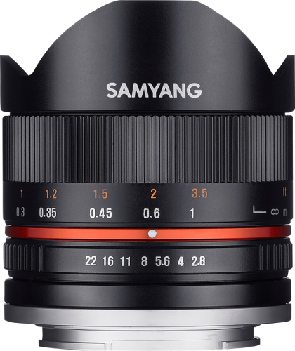 Obiektyw Samyang 8mm f/2.8 UMC Fish-Eye II Sony E (Black)
