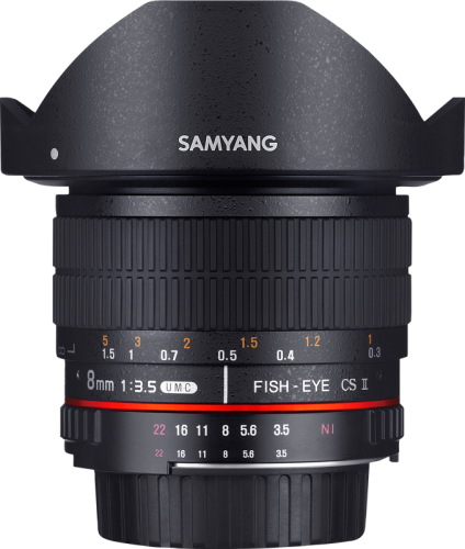 Obiektyw Samyang 8mm f/3.5 UMC Fish-Eye CS II Fuji X