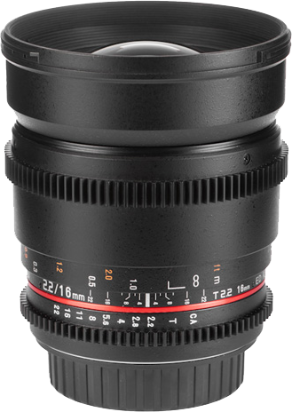 Obiektyw Samyang 16mm T2.2 VDSLR ED AS UMC CS II MFT